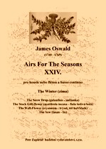 Náhled titulu - Oswald James (1710 - 1769) - Airs For The Seasons XXIV. - The Winter (zima)
