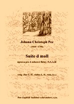 Náhled titulu - Pez Johann Christoph (1664 - 1716) - Suite d moll - úprava