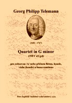 Náhled titulu - Telemann Georg Philipp (1681 - 1767) - Quartet in g minor