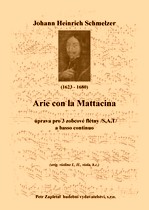 Náhled titulu - Schmelzer Johann Heinrich (1623 - 1680) - Arie con la Mattacina - úprava