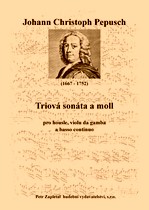 Náhled titulu - Pepusch Johann Christoph (1667 - 1752) - Triová sonáta a moll
