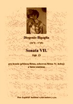 Náhled titulu - Bigaglia Diogenio (1676 - 1745) - Sonata VII. (op. 1)