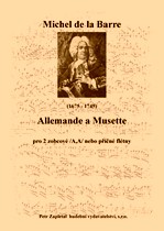 Náhled titulu - Barre de la Michel (1675 - 1745) - Allemande a Musette