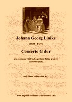 Náhled titulu - Linike Johann Georg (1680 - 1737) - Concerto G dur (klav. výtah)