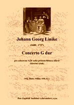 Náhled titulu - Linike Johann Georg (1680 - 1737) - Concerto G dur (klav. výtah)