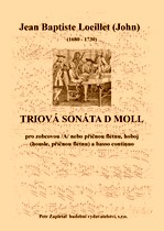 Náhled titulu - Loeillet Jean Baptiste /John/ (1680 - 1730) - Triová sonáta d moll