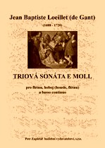 Náhled titulu - Loeillet Jean Baptiste /de Gant/ (1688 - 1720) - Triová sonáta e moll