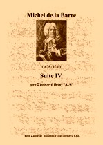 Náhled titulu - Barre de la Michel (1675 - 1745) - Suite IV.