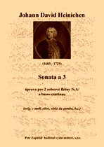 Náhled titulu - Heinichen Johann David (1683 - 1729) - Sonata a 3 - úprava