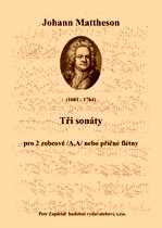 Náhled titulu - Mattheson Johann (1681 - 1764) - Tři sonáty