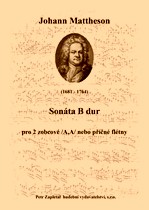 Náhled titulu - Mattheson Johann (1681 - 1764) - Sonáta B dur