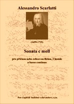 Náhled titulu - Scarlatti Alessandro (1659 - 1725) - Sonata c moll