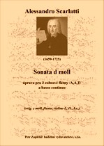 Náhled titulu - Scarlatti Alessandro (1659 - 1725) - Sonata d moll - úprava