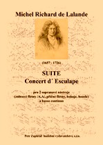 Náhled titulu - Lalande Michel Richard de (1657 - 1726) - SUITE - Concert d´ Esculape