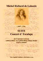 Náhled titulu - Lalande Michel Richard de (1657 - 1726) - SUITE - Concert d´ Esculape