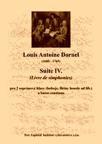 Náhled titulu - Dornel Louis Antoine (1685-1765) - Suite IV. (Livre de simphonies)