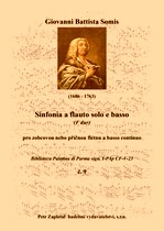 Náhled titulu - Somis Giovanni Battista (1686 - 1763) - Sinfonia a flauto solo e basso (Biblioteca Palatina 9)