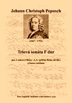 Náhled titulu - Pepusch Johann Christoph (1667 - 1752) - Triová sonáta F dur