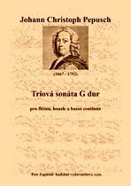 Náhled titulu - Pepusch Johann Christoph (1667 - 1752) - Triová sonáta G dur