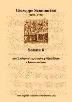 Náhled titulu - Sammartini Giuseppe (1693 - 1750) - Sonata 6