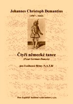 Náhled titulu - Demantius Johannes Christoph (1567 - 1643) - Čtyři německé tance