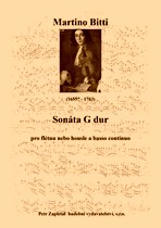 Náhled titulu - Bitti Martino (1655? - 1743) - Sonáta G dur