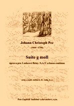 Náhled titulu - Pez Johann Christoph (1664 - 1716) - Suite g moll (úprava)