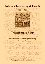 Náhled titulu - Schickhardt Johann Christian (1681? - 1762) - Triová sonáta F dur