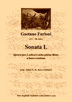 Náhled titulu - Furloni Gaetano (17. - 18. stol.) - Sonata I. - úprava