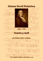 Náhled titulu - Heinichen Johann David (1683 - 1729) - Sonata g moll