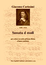 Náhled titulu - Carissimi Giacomo (1605 - 1674) - Sonata d moll