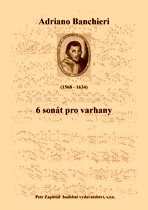 Náhled titulu - Banchieri Adriano (1568 - 1634) - 6 sonát pro varhany