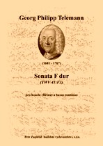 Náhled titulu - Telemann Georg Philipp (1681 - 1767) - Sonata F dur (TWV 41:F3)