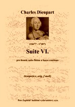Náhled titulu - Dieupart Charles (1667? - 1740?) - Suite VI. (transpozice z f do g moll)