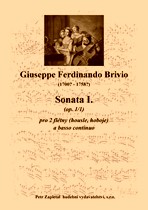 Náhled titulu - Brivio Giuseppe Ferdinando (1700? - 1758?) - Sonata I. (op. 1/1)