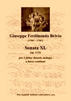 Náhled titulu - Brivio Giuseppe Ferdinando (1700? - 1758?) - Sonata XI. (op. 1/11)
