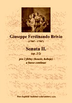 Náhled titulu - Brivio Giuseppe Ferdinando (1700? - 1758?) - Sonata II. (op. 2/2)