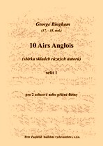Náhled titulu - Různí - 10 Airs Anglois - sešit 1 (George Bingham 17. - 18. stol. - sbírka skladeb různých autorů)