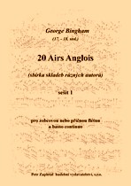 Náhled titulu - Různí - 20 Airs Anglois - sešit 1 (George Bingham 17. - 18. stol. - sbírka skladeb různých autorů)