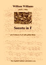 Náhled titulu - Williams William (1675 - 1701) - Sonata in F