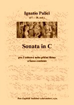 Náhled titulu - Pulici Ignatio (17. - 18. stol.) - Sonata in C