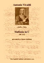 Náhled titulu - Vivaldi Antonio (1678 - 1741) - Sinfonia in C (RV 112)