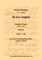 Náhled titulu - Různí - 40 Airs Anglois - sešit 3a (George Bingham 17. - 18. stol. - sbírka skladeb různých autorů)
