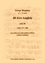 Náhled titulu - Různí - 40 Airs Anglois - sešit 3a (George Bingham 17. - 18. stol. - sbírka skladeb různých autorů)