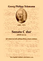 Náhled titulu - Telemann Georg Philipp (1681 - 1767) - Sonata C dur (TWV 41:C2)