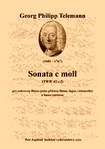Náhled titulu - Telemann Georg Philipp (1681 - 1767) - Sonata c moll (TWV 41:c2)