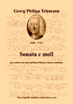 Náhled titulu - Telemann Georg Philipp (1681 - 1767) - Sonata c moll