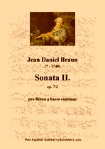 Náhled titulu - Braun Jean Daniel (? - 1740) - Sonata II. op.7/2