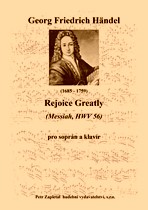 Náhled titulu - Händel Georg Friedrich (1685 - 1759) - Rejoice Greatly (Messiah, HWV 56) - klavírní výtah