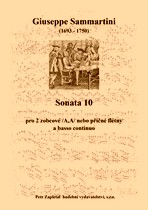 Náhled titulu - Sammartini Giuseppe (1693 - 1750) - Sonata 10